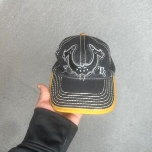 Vintage‎ true Relgion distressed adjustable embroidered tricker hat grunge Y2K